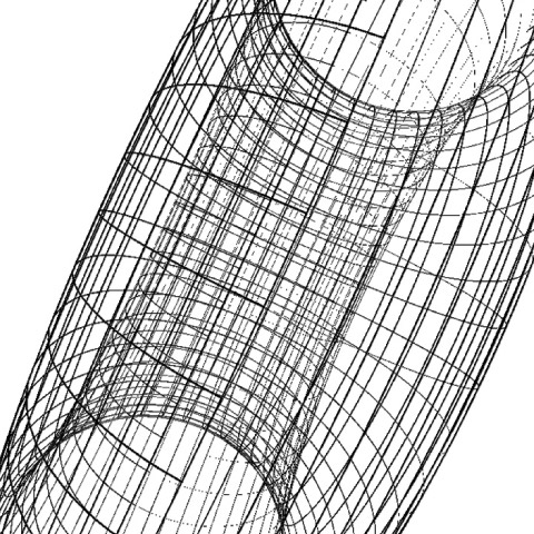 Torus 3d linea zoom
